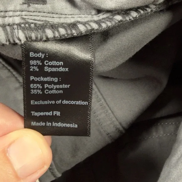 Flint and Tinder Pants Mens 36x34 Gray Tapered Fit Stretch Chino Casual Outdoor - Picture 5 of 11